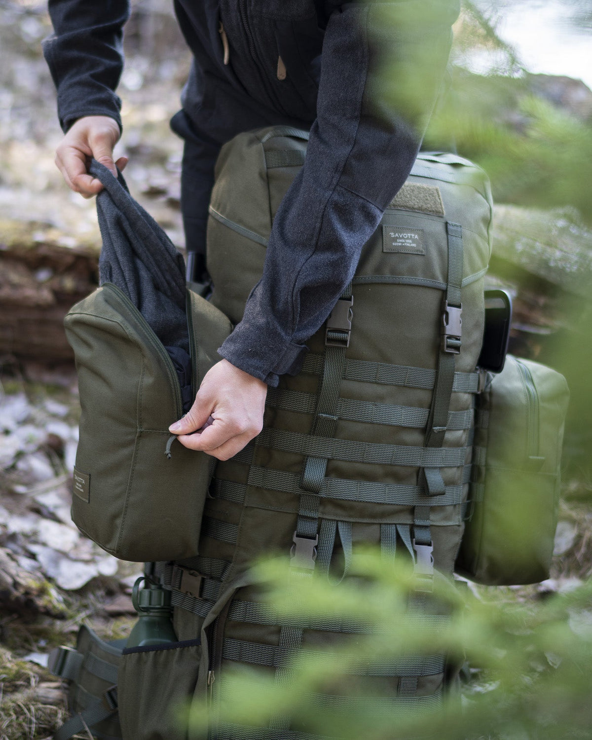Vertical pouch L