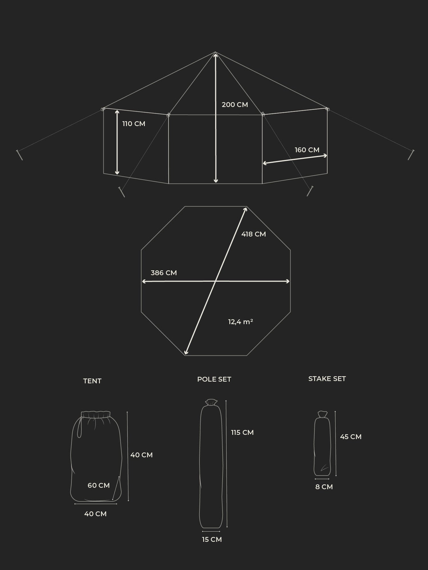MIL 10-200 field camp tent