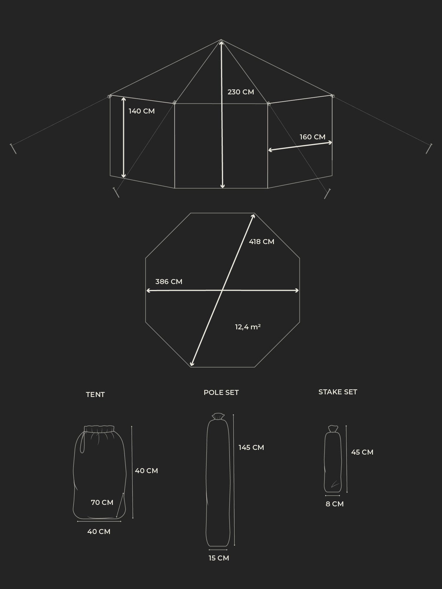 MIL 10-230 field camp tent