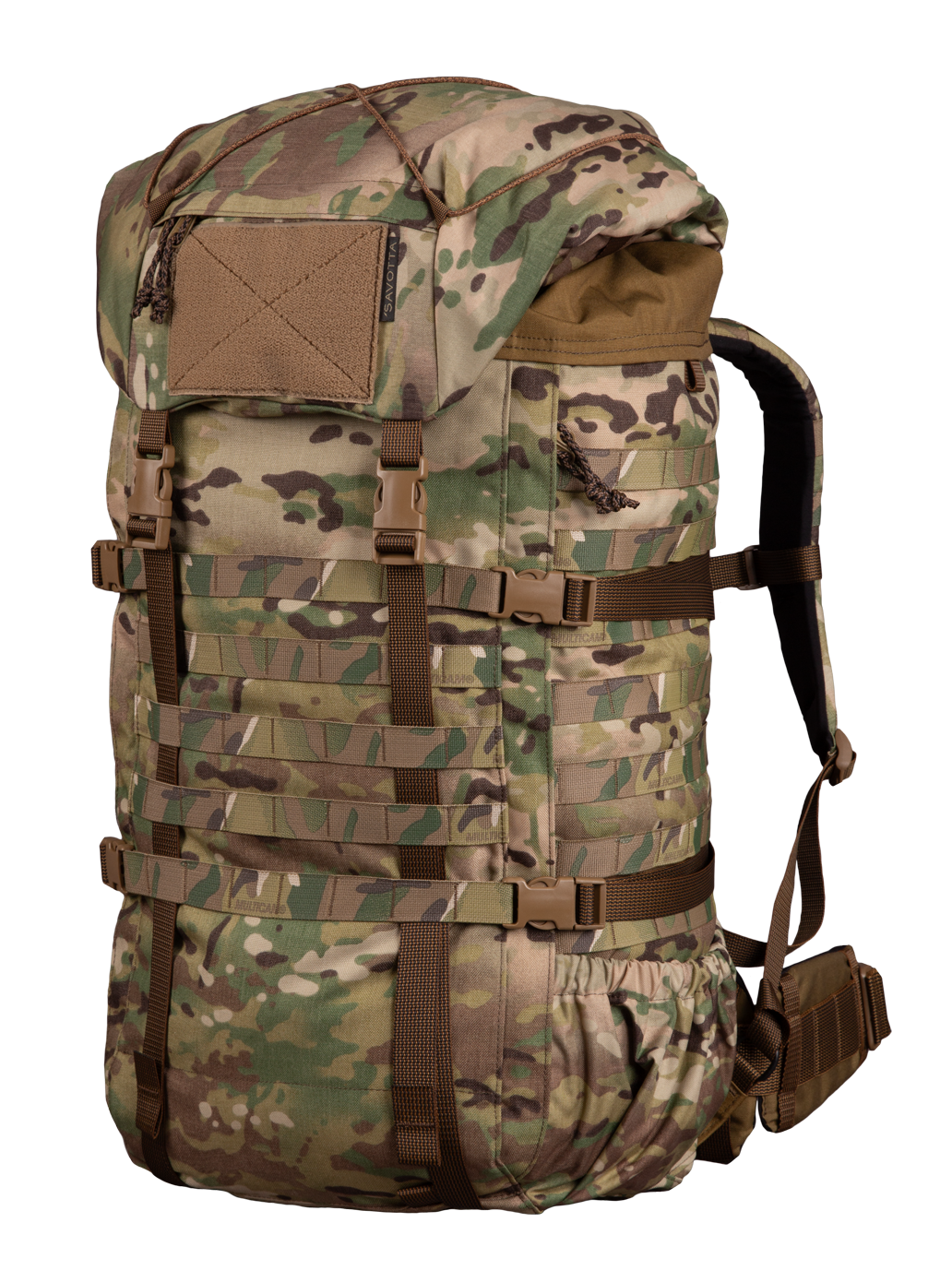 Kantamus 60L, camo backpack