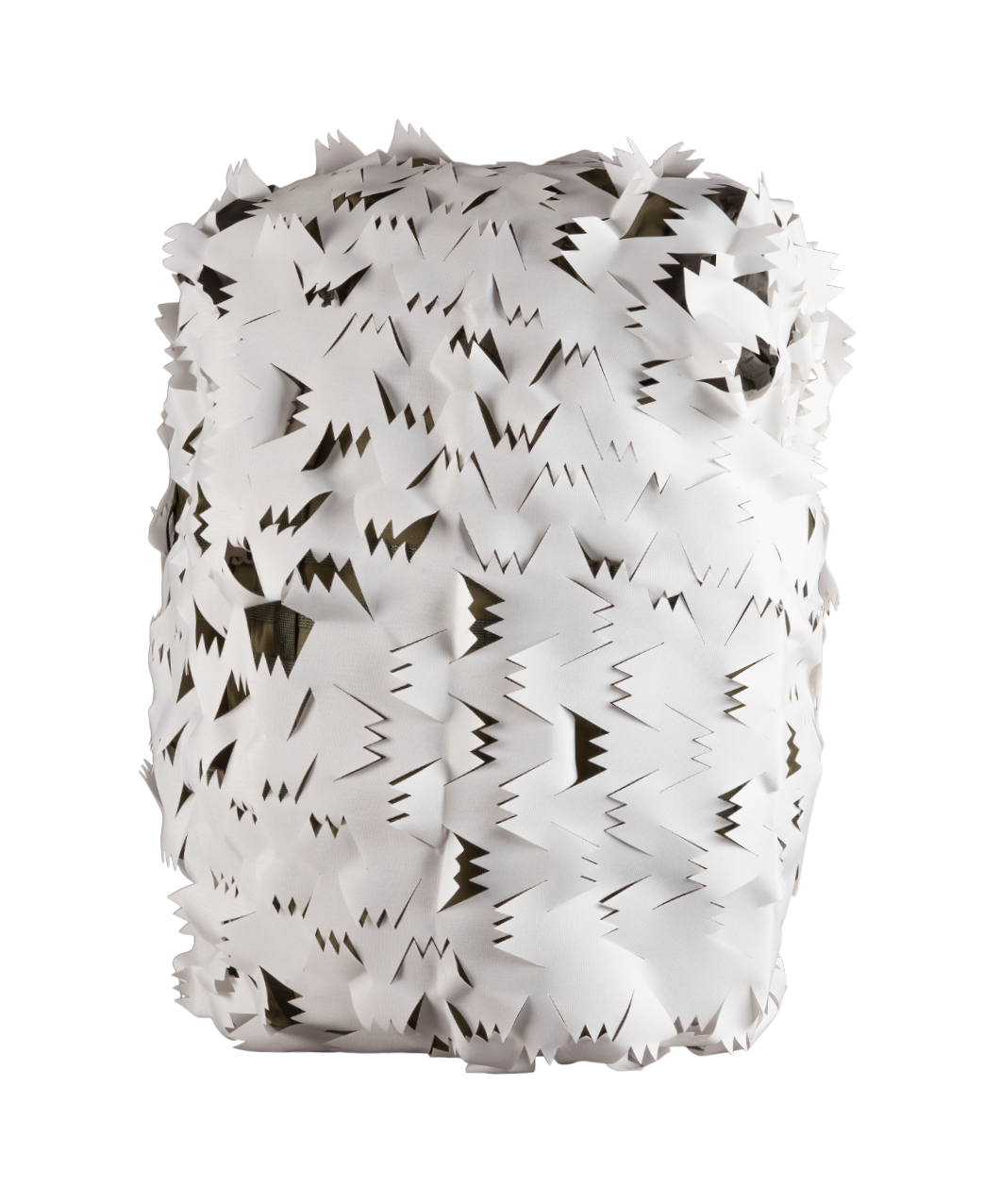 Savotta backpack camo scrim 40-80L in a white variant