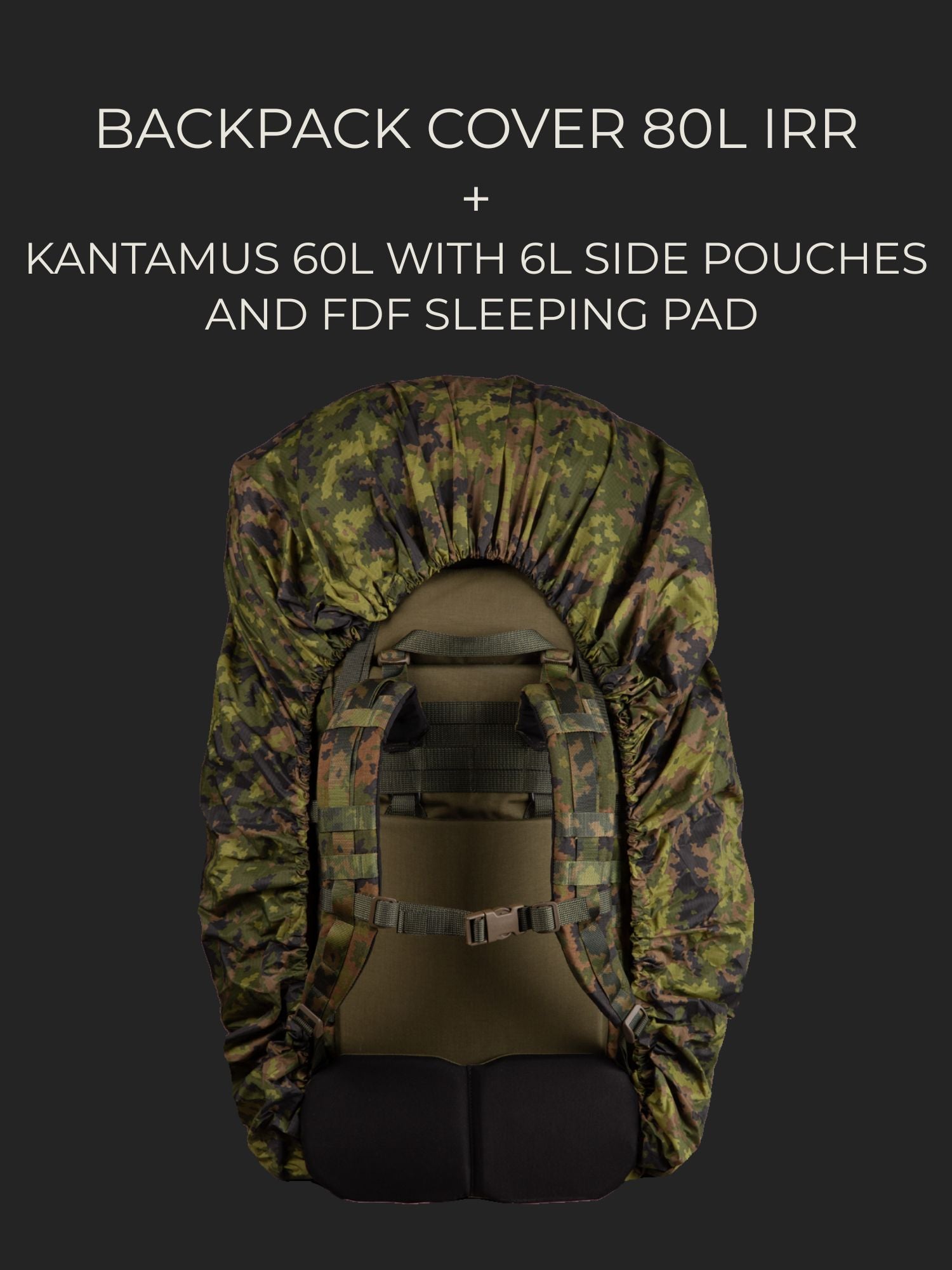 Backpack cover, 80L IRR