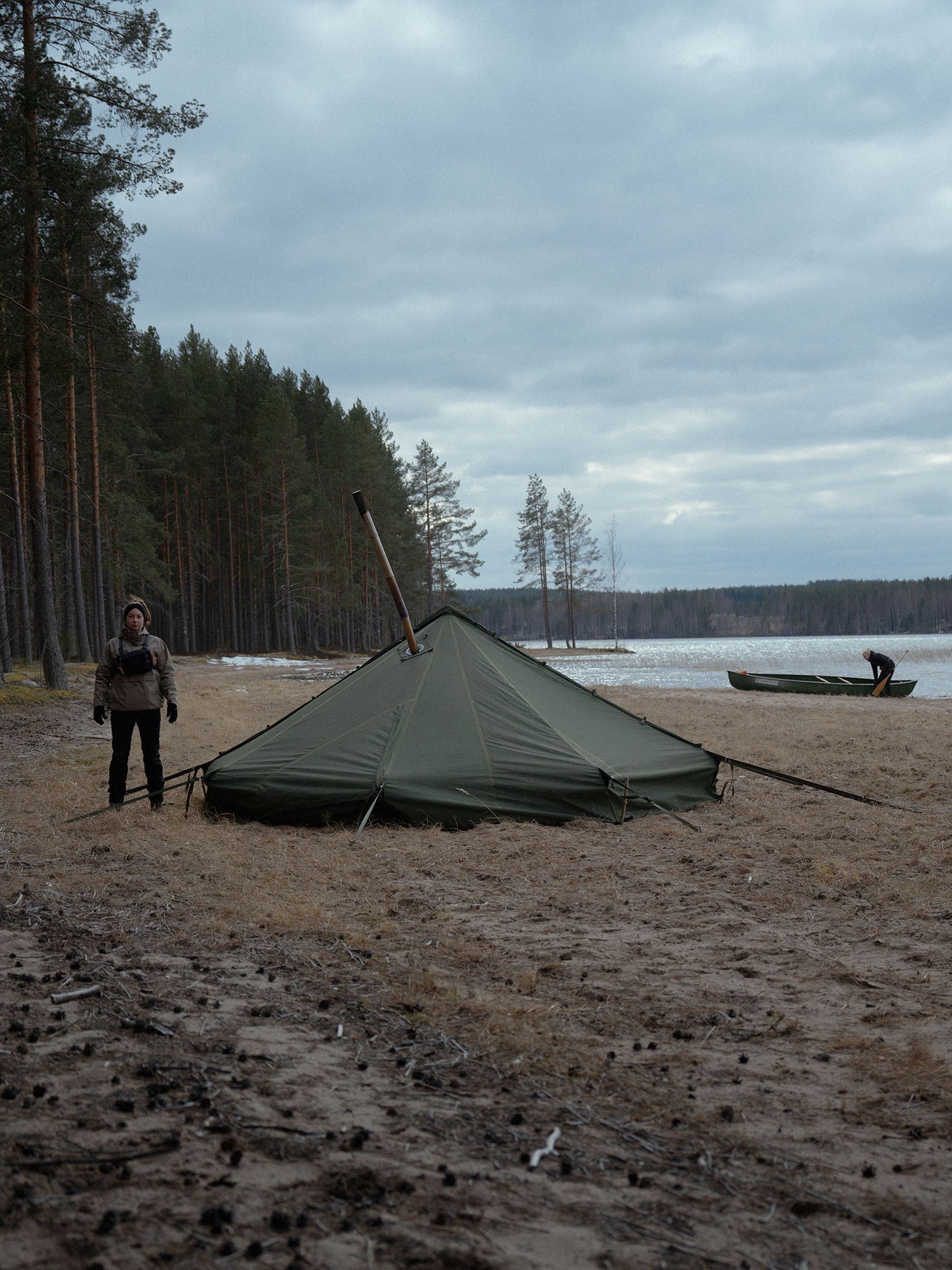 tent na statku Hawu 8 field camp tent – Savotta