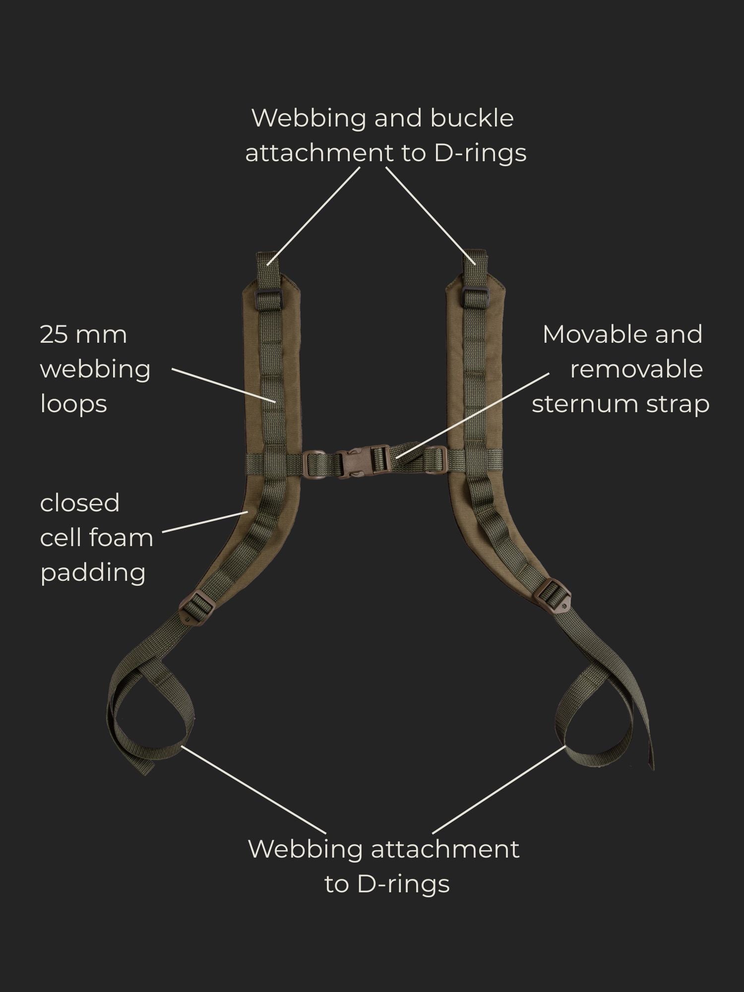 Kahakka backpack harness