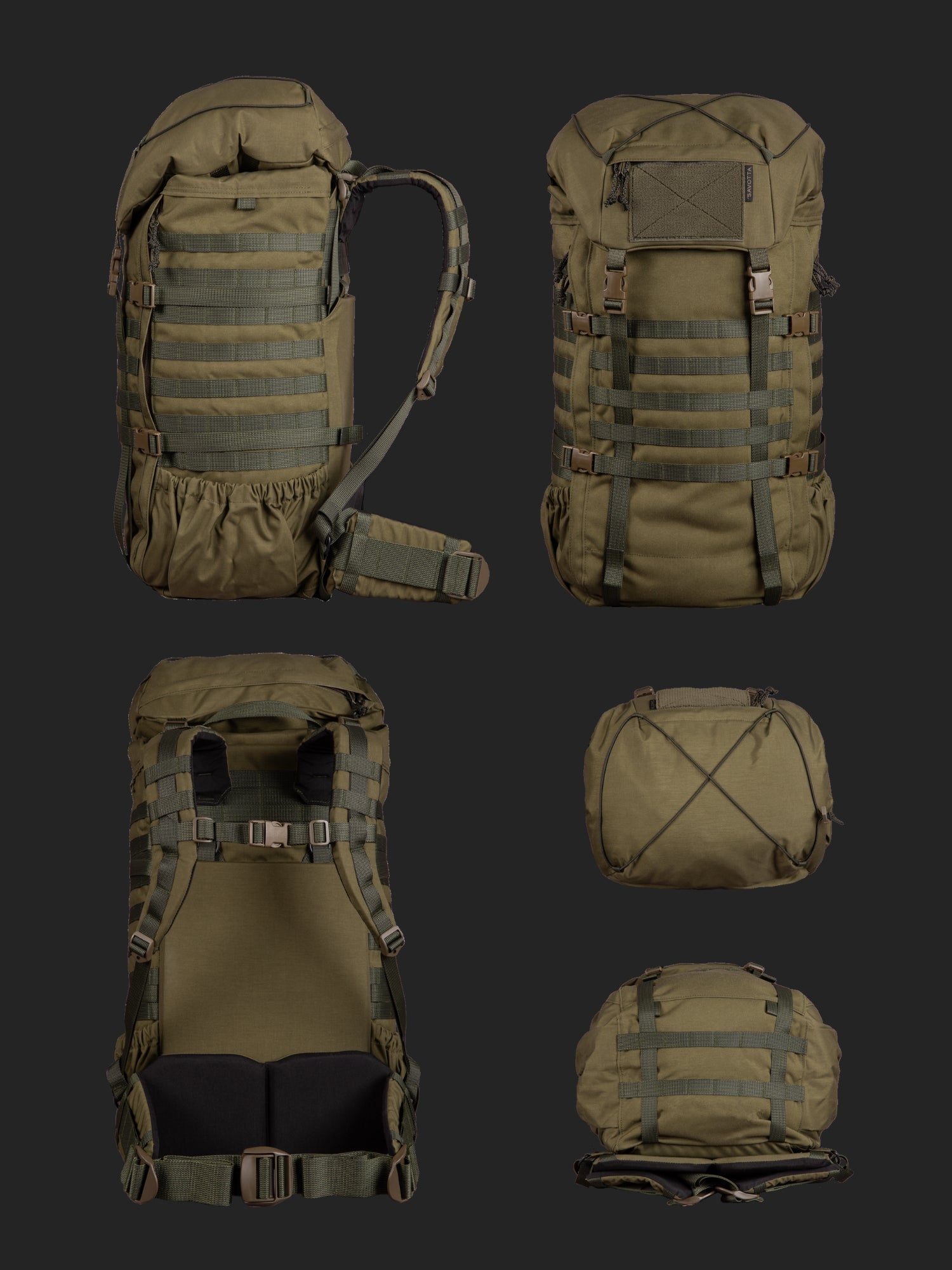 Kantamus 60L vaellusrinkka