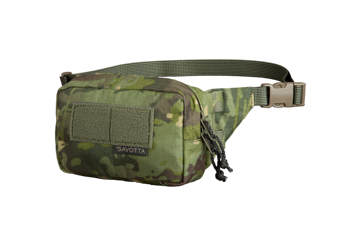 Savotta Suur-Kukkaro hip pack in Multicam tropic variant