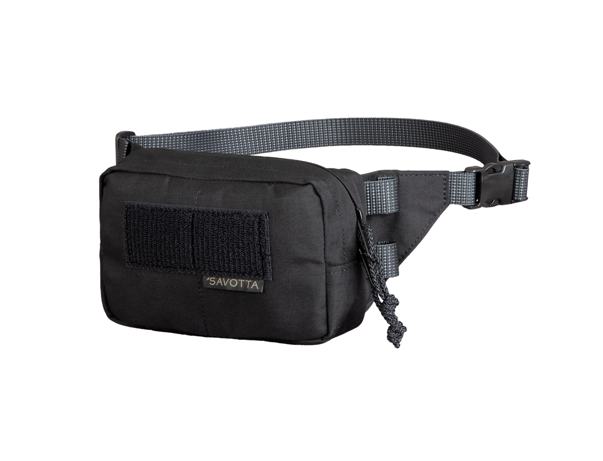 Savotta Suur-Kukkaro hip pack in a black variant