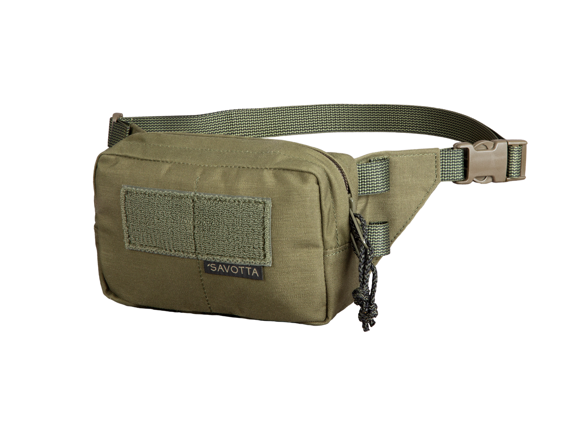 Savotta Suur-Kukkaro hip pack in a green variant