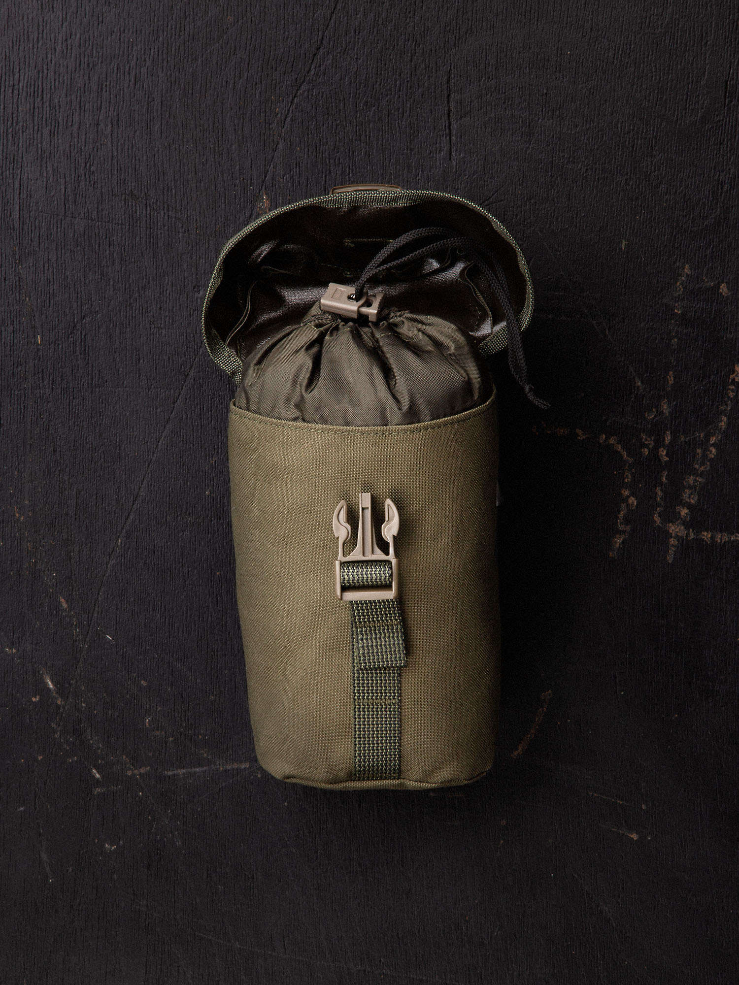 Open Savotta lidded GP pouch 3x4 showing its snowcollar
