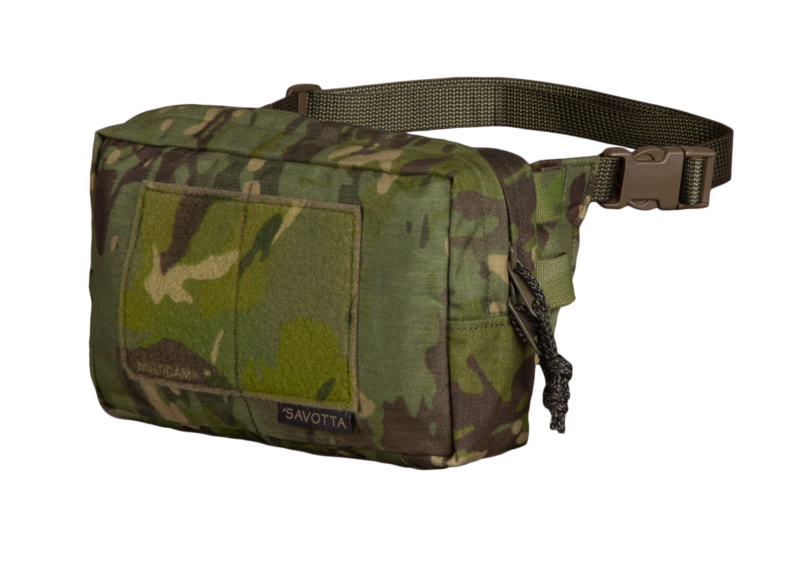 Savotta Suur-Kukkaro hip pack in Multicam tropic variant