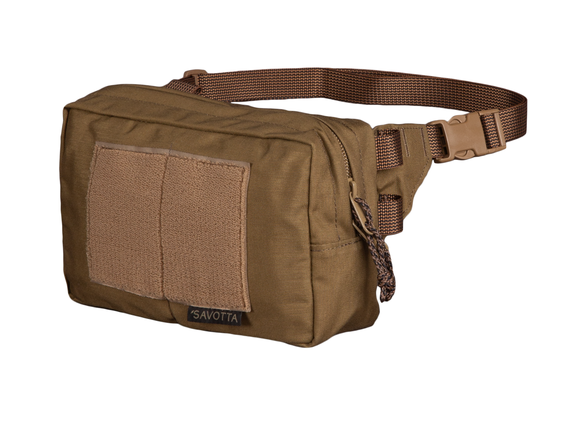 Savotta Suur-Kukkaro hip pack in a brown variant