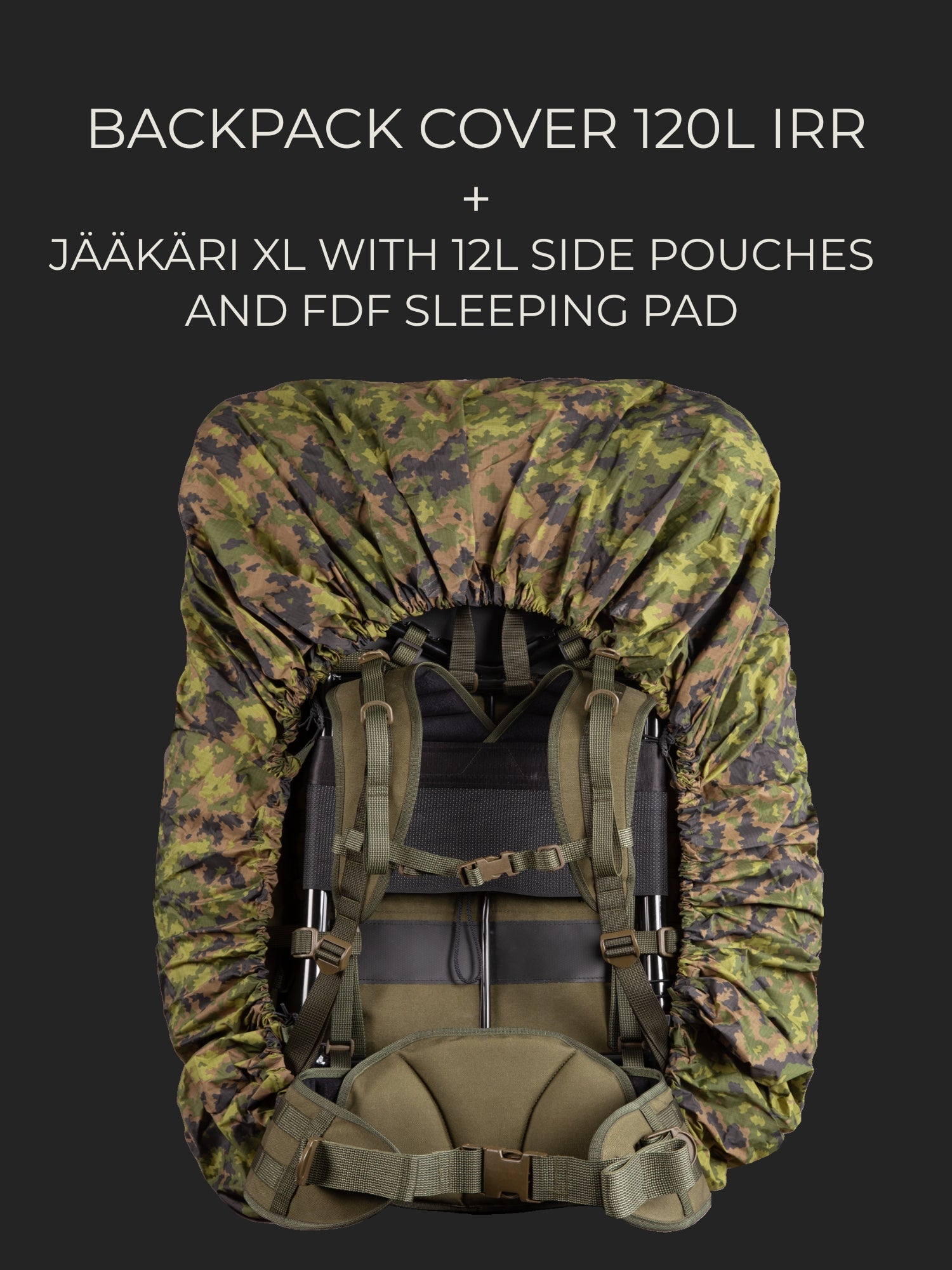 Backpack cover, 120L IRR