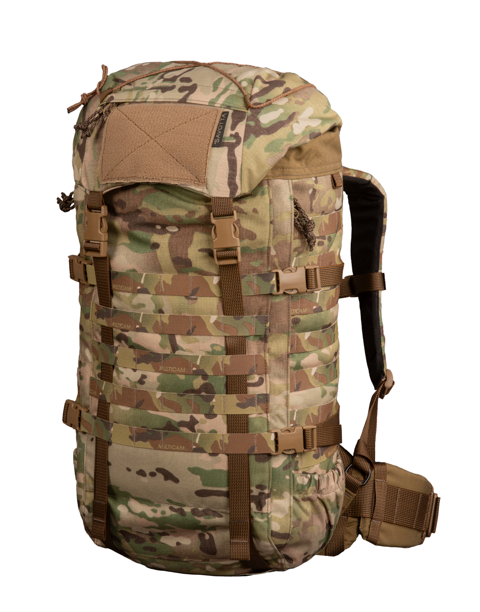 Kantamus 40L, camo backpack