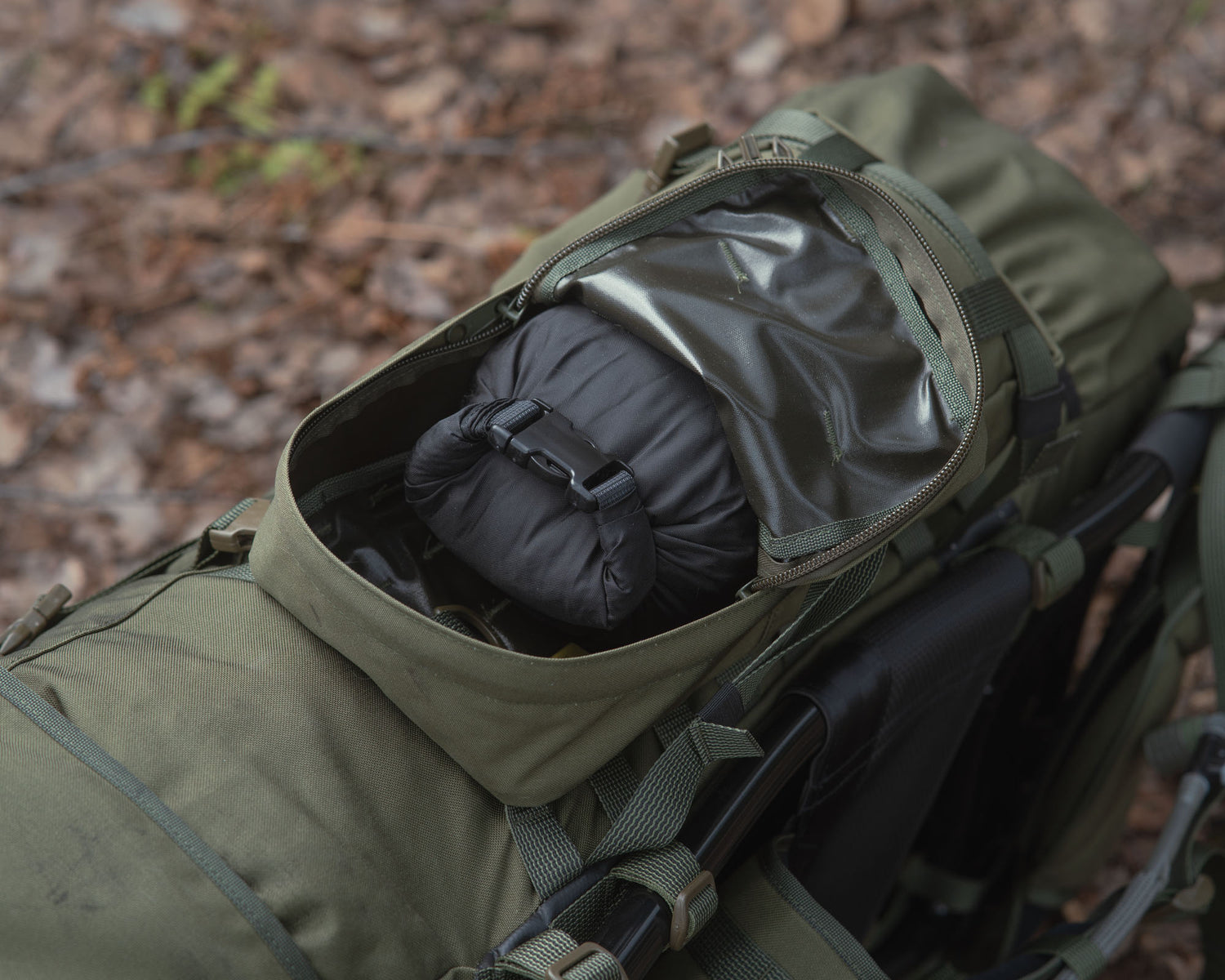 Rolltop stuffsack, 210D