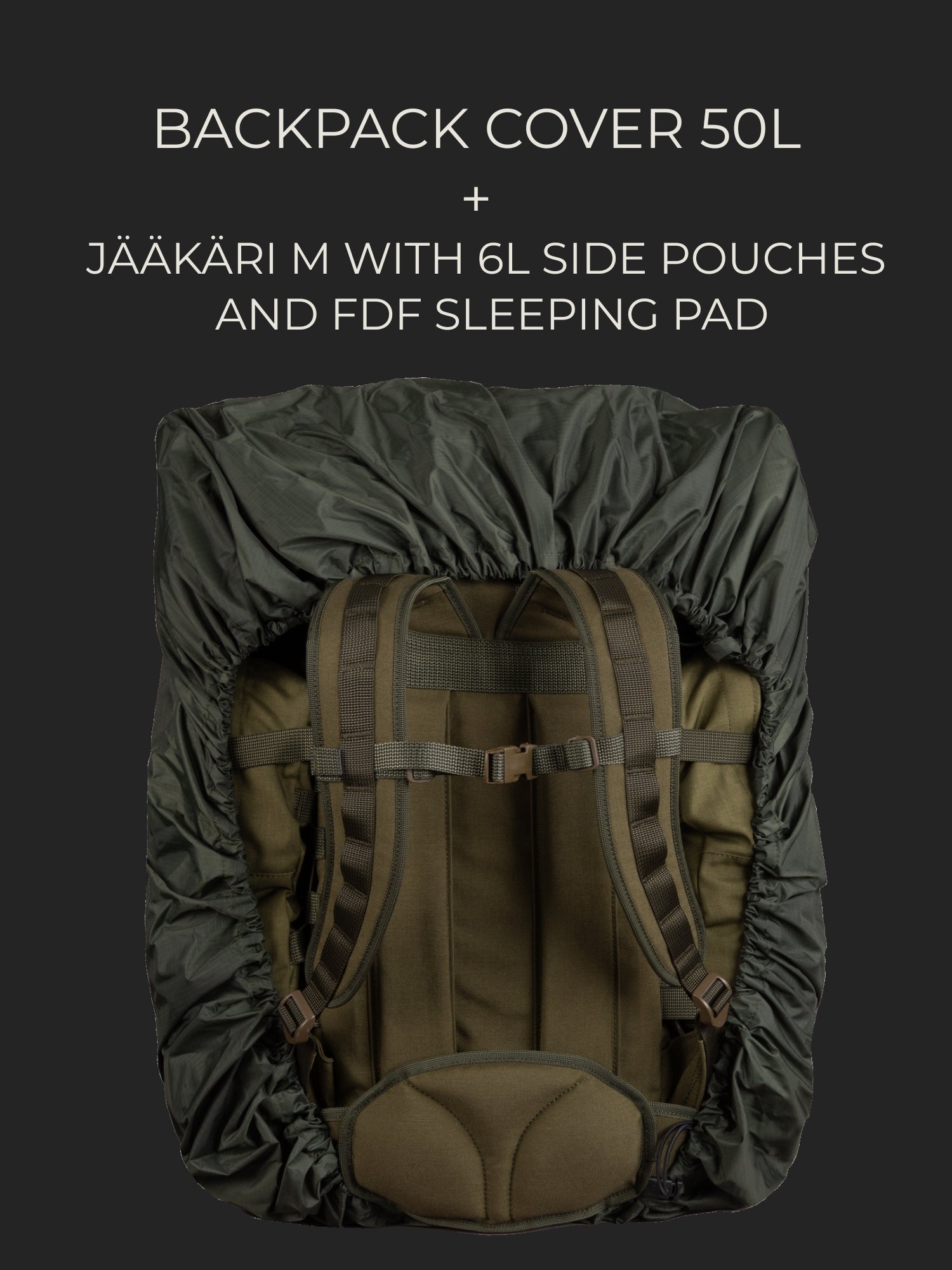 Backpack cover, 50L