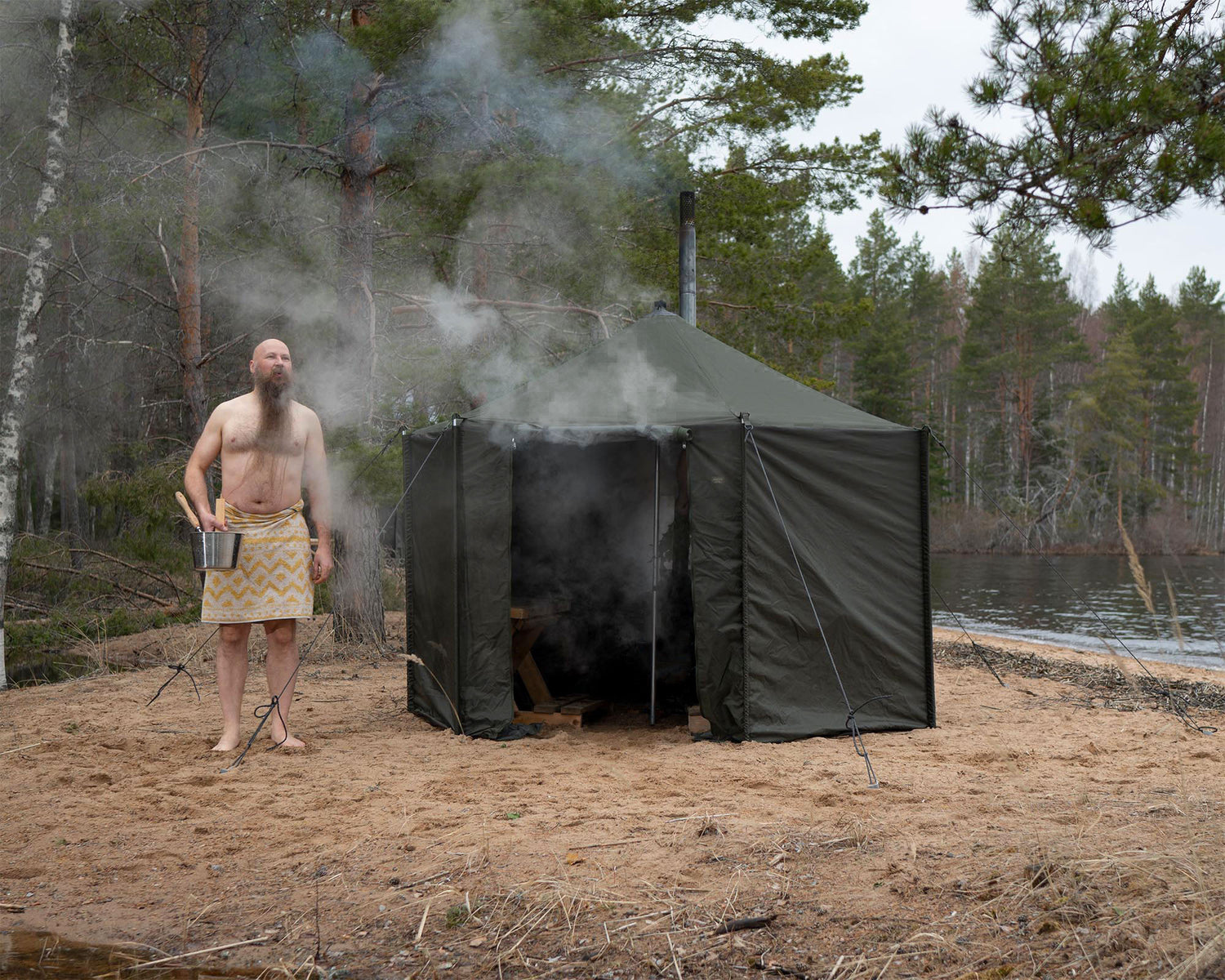 Hiisi 4 sauna tent