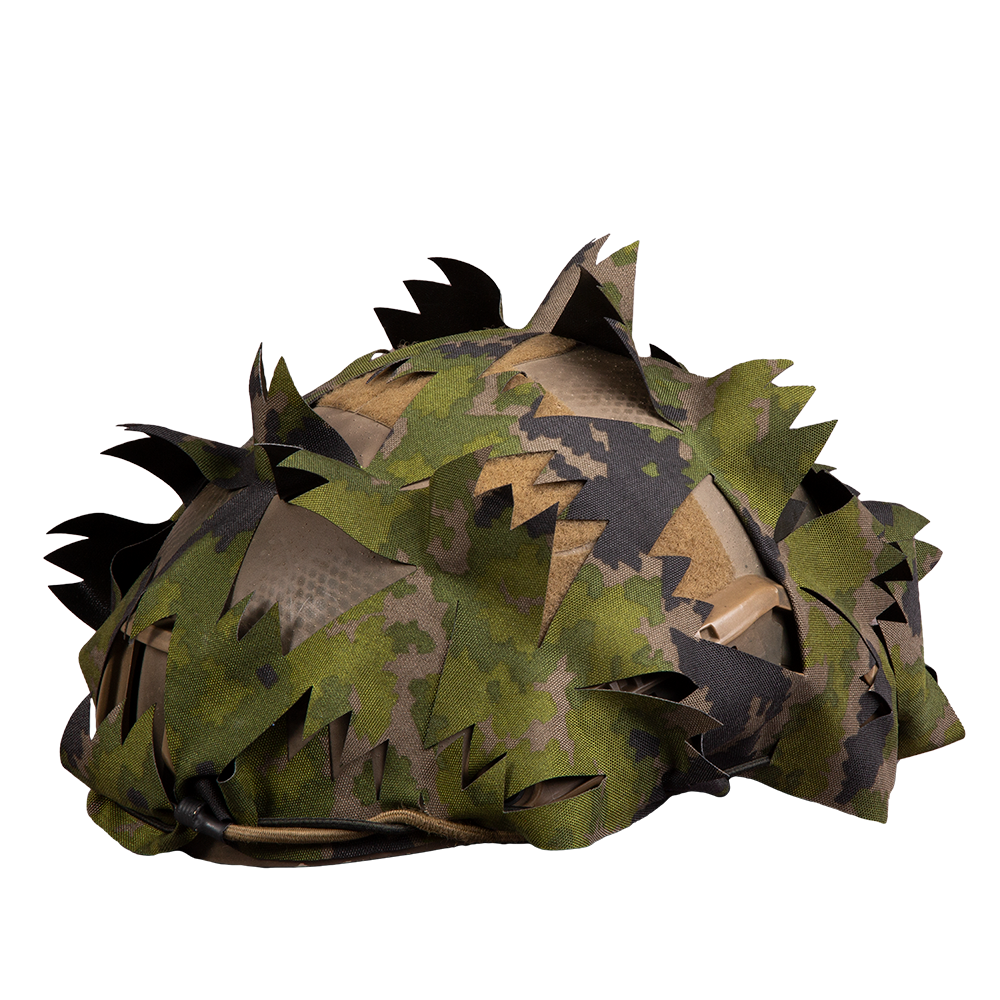 Helmet camo scrim