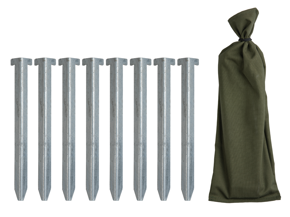 Tent stake set