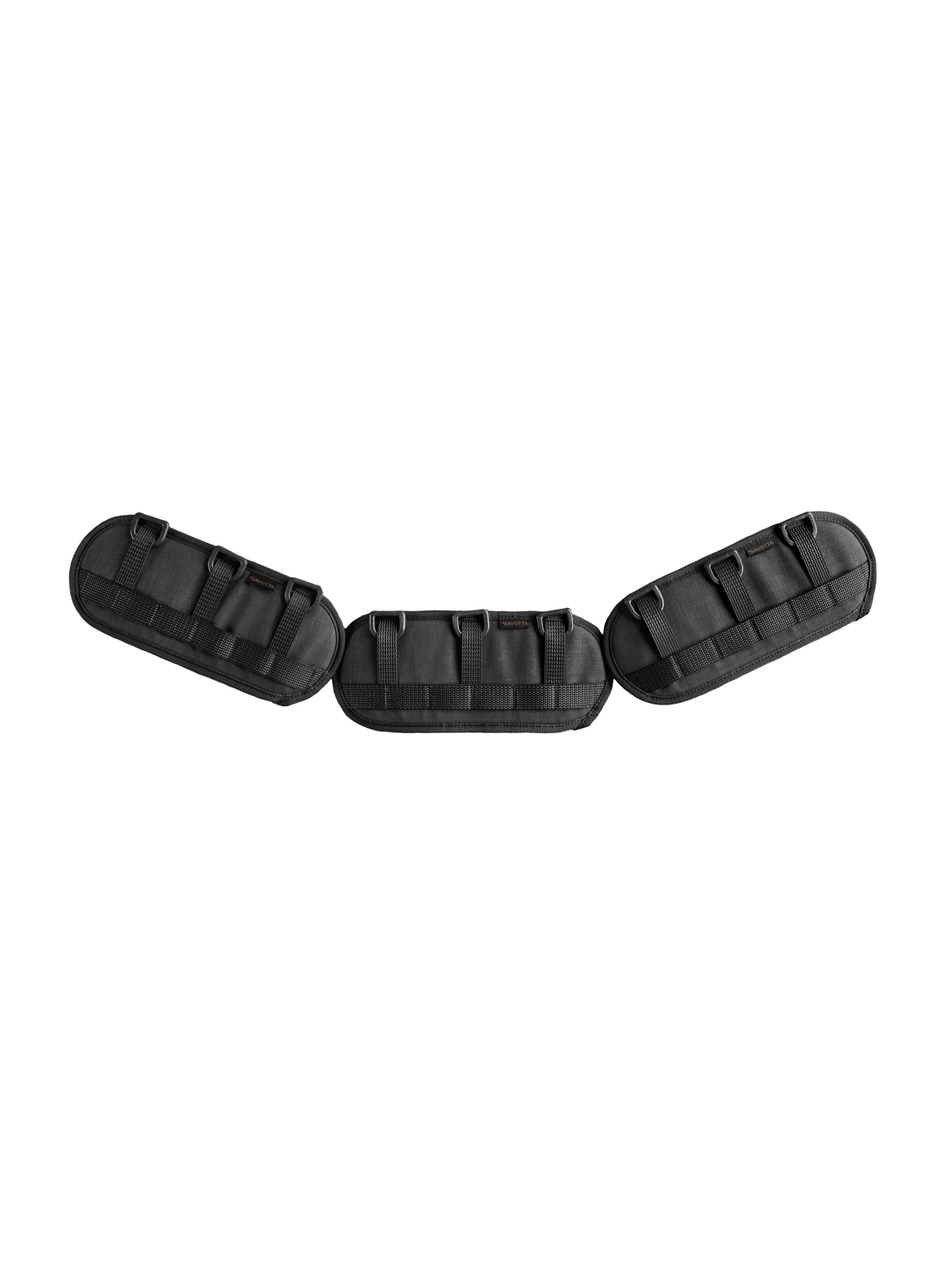 Black Savotta Valjas 3-piece belt pad