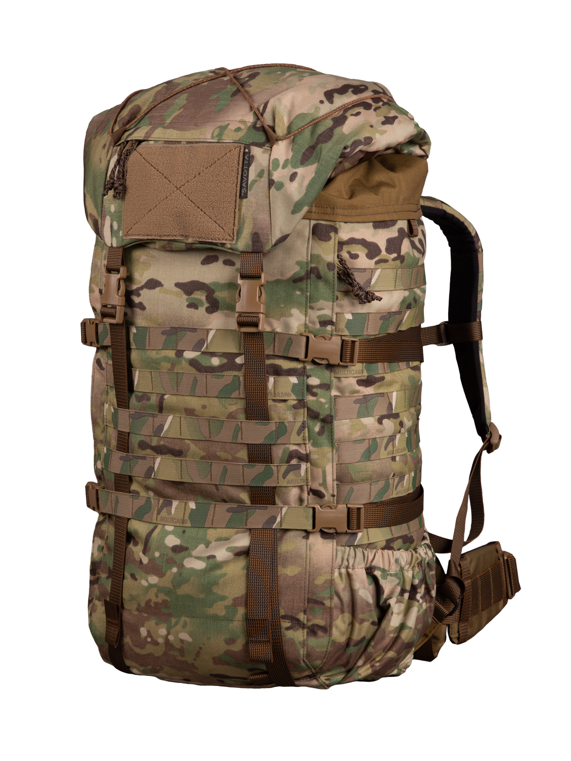 Kantamus 60L, camo backpack
