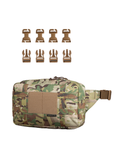 Savotta Askare hip pack backpack attachment bundle in Multicam variant