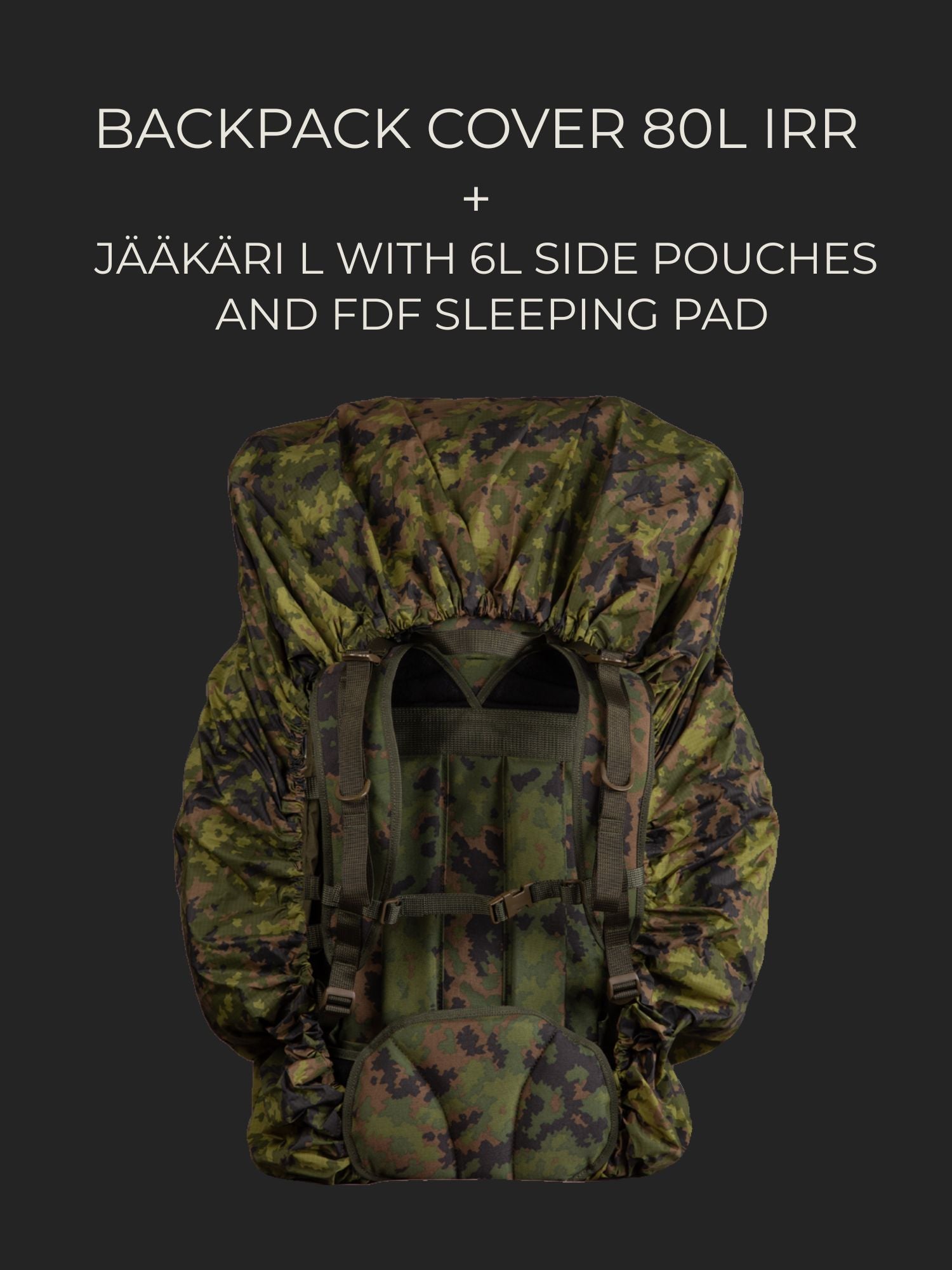 Backpack cover, 80L IRR