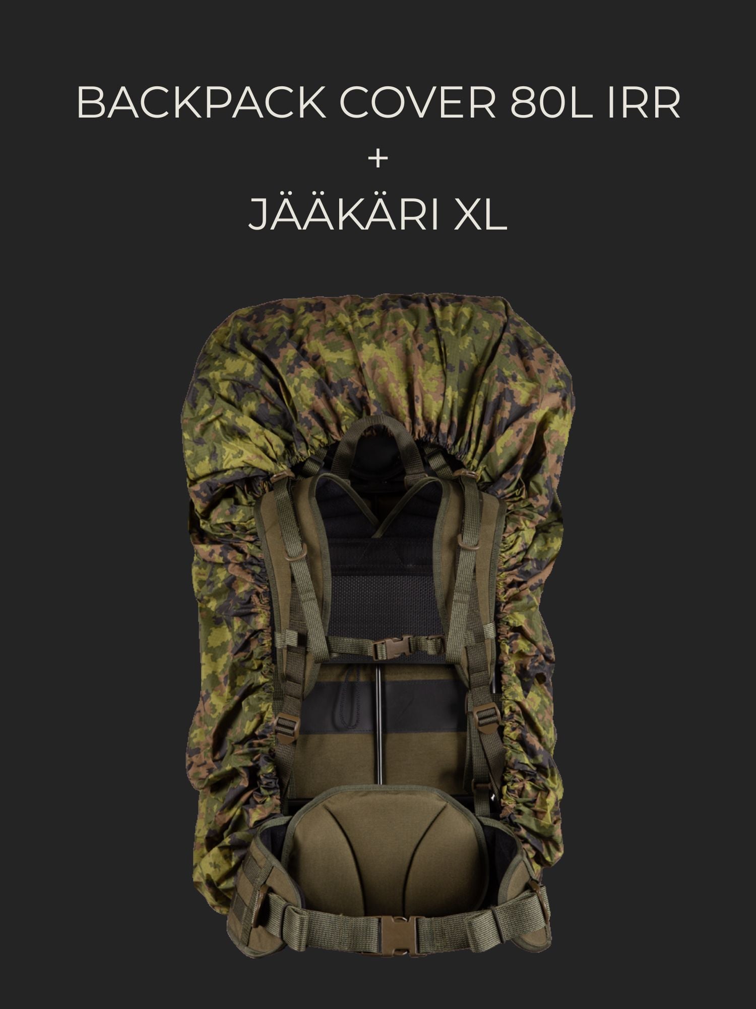 Backpack cover, 80L IRR