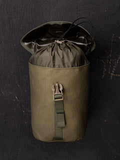 Open Savotta lidded GP pouch 4x5 showing its snowcollar