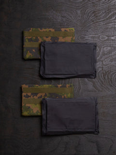 Savotta Varjelus side armour bags with Sioen 22,5x14 cm NIJ IIA panels on top of them