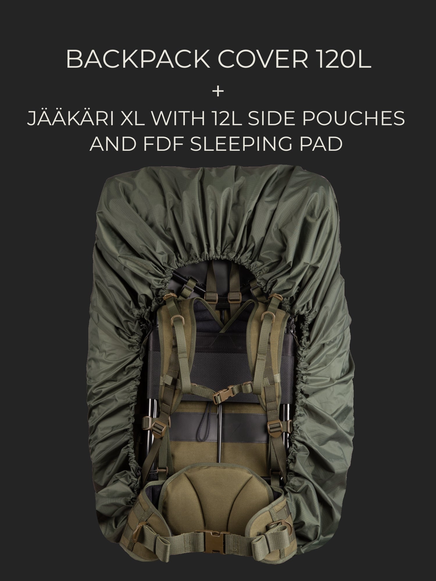 Backpack cover, 120L