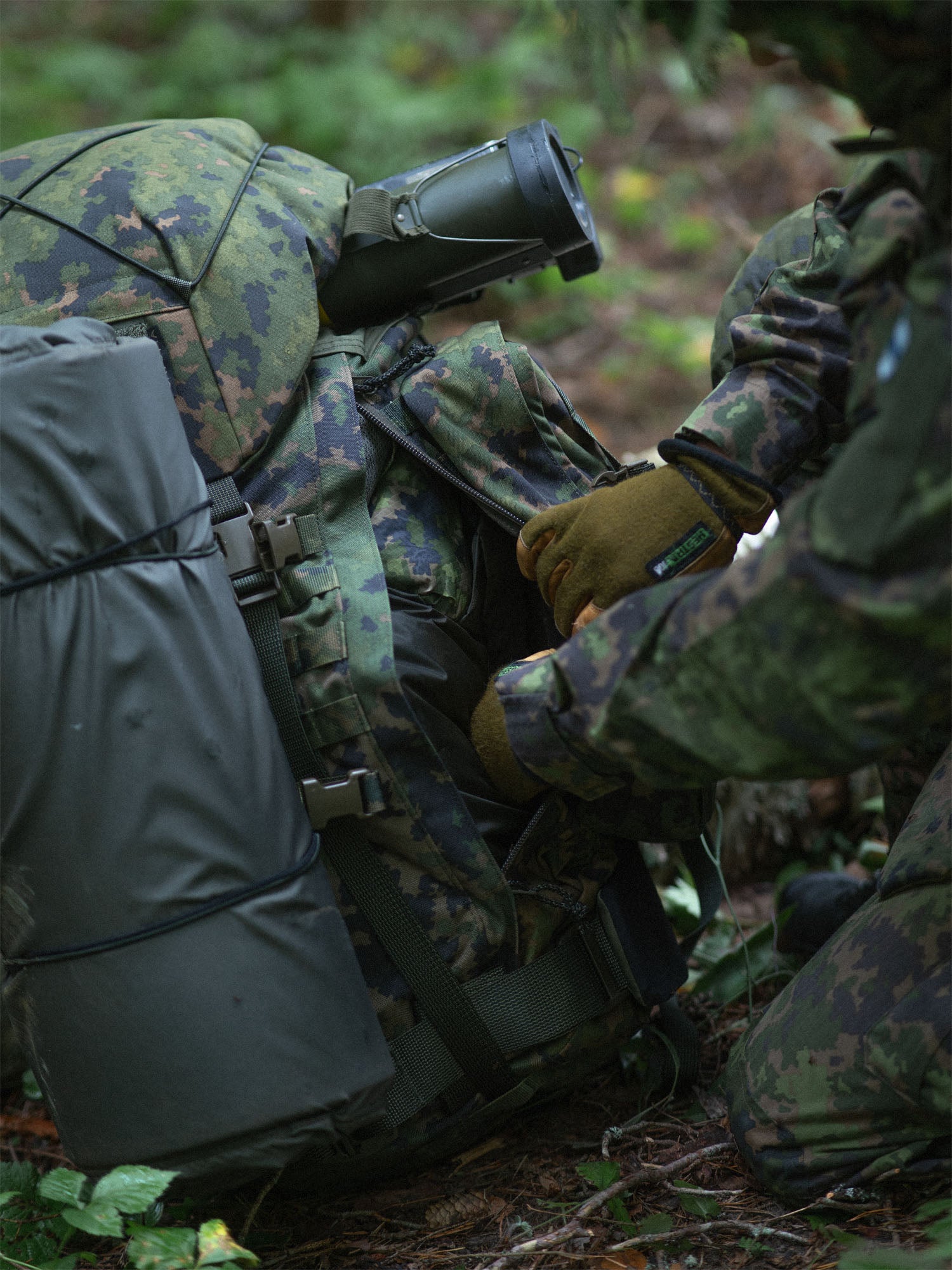 Kantamus 60L, camo backpack