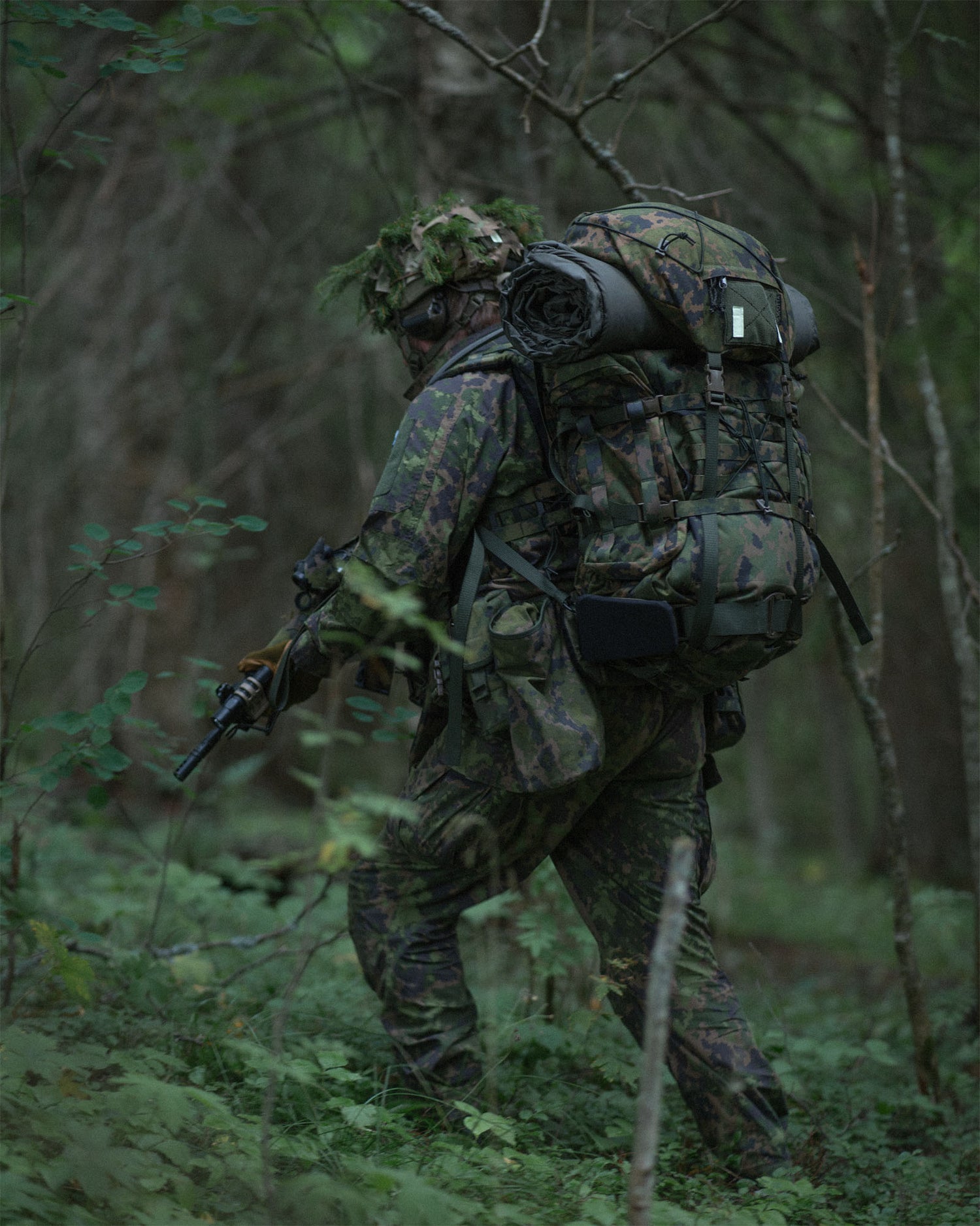 Kantamus 60L, camo backpack