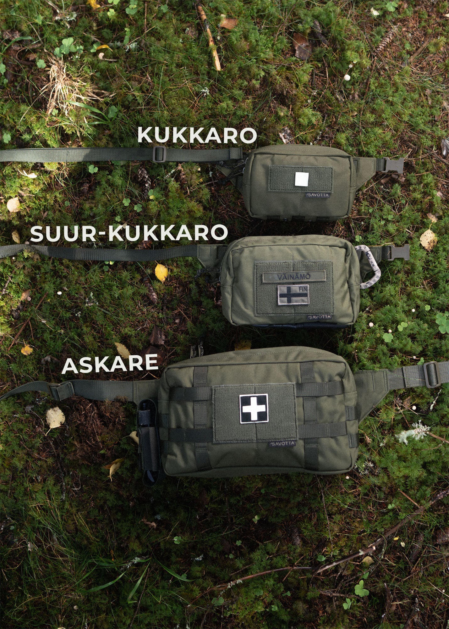 Askare | Large and versatile 7 liter military hip pack – Savotta