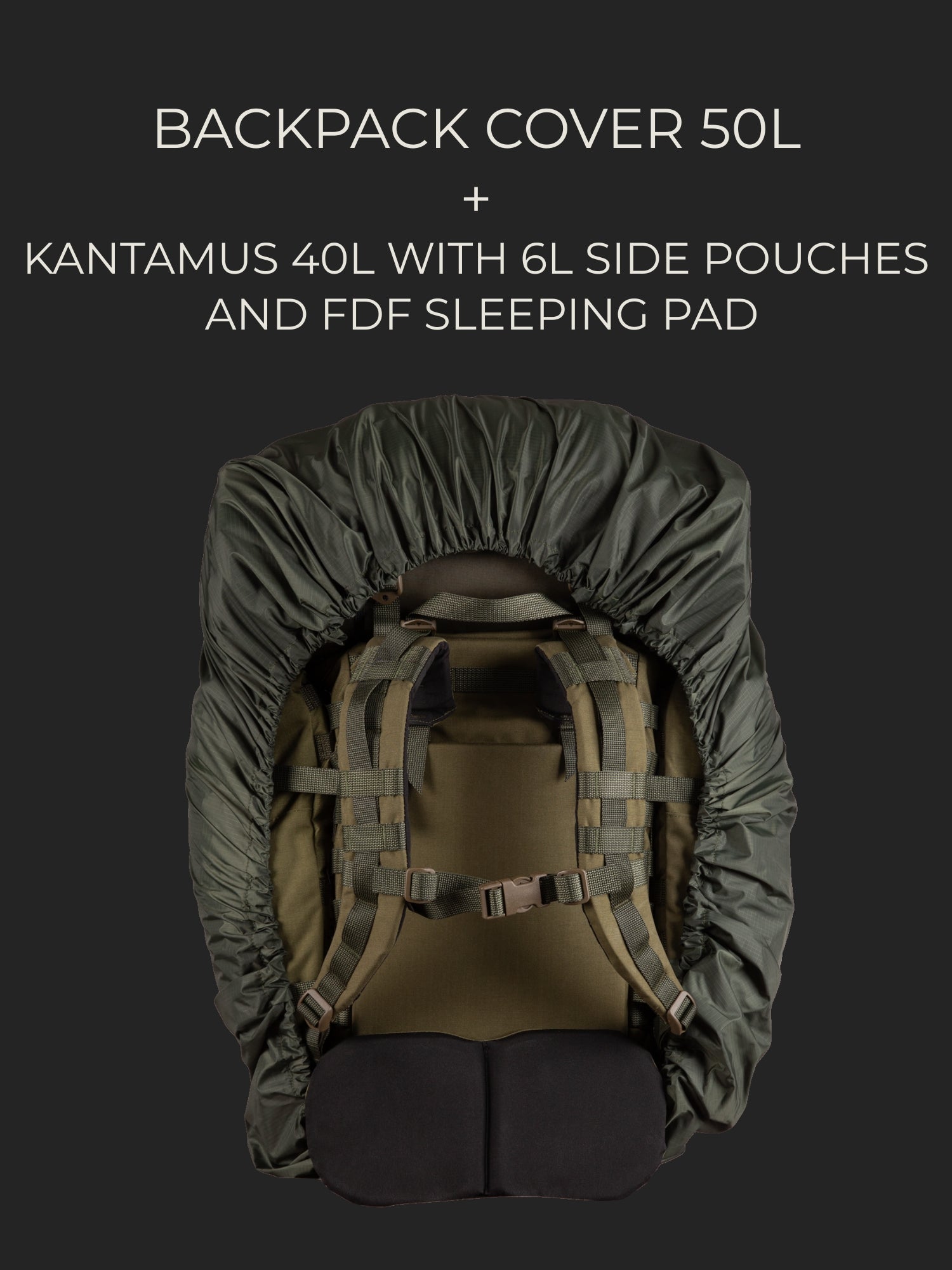 Backpack cover, 50L