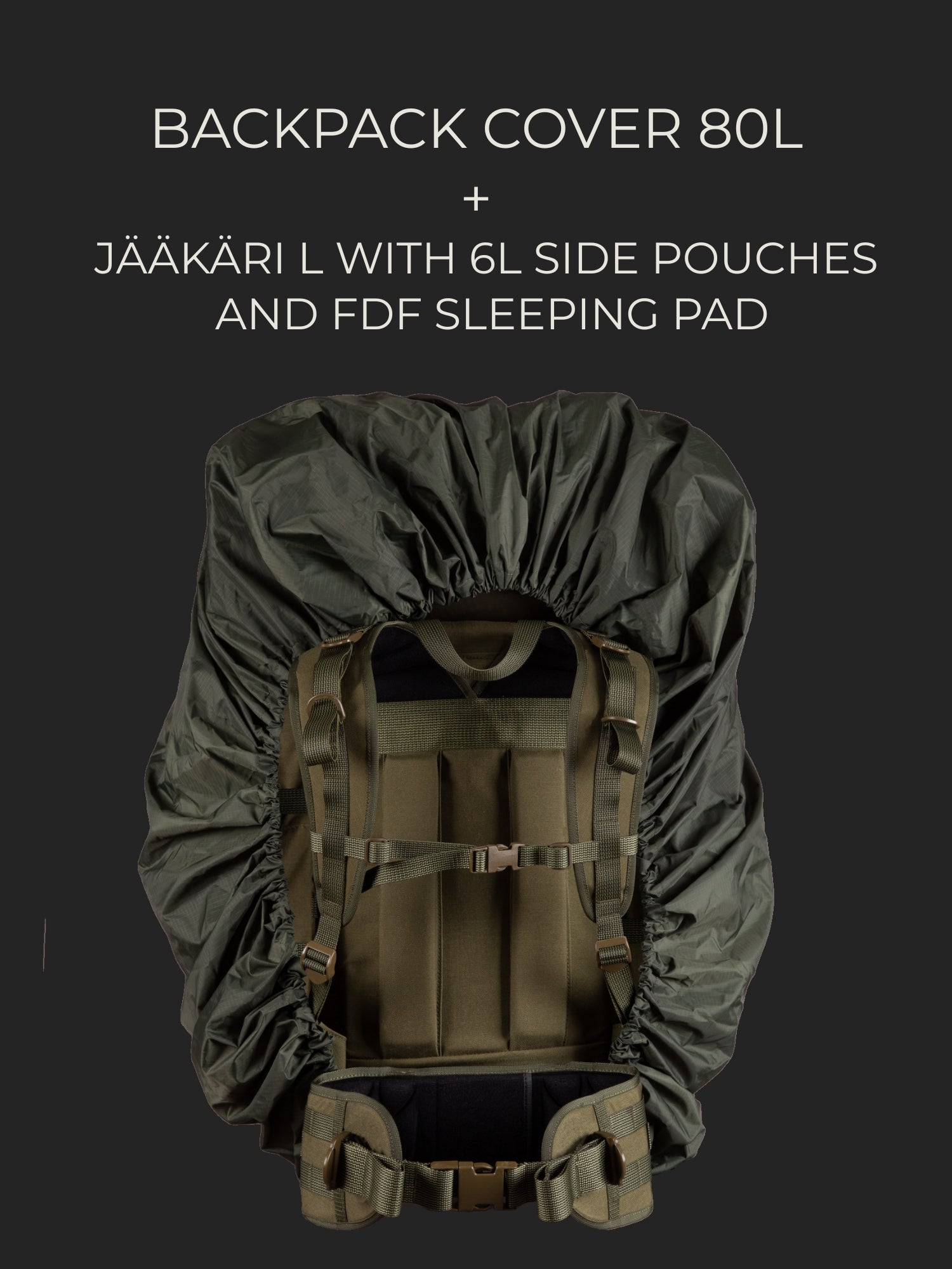 Backpack cover, 80L