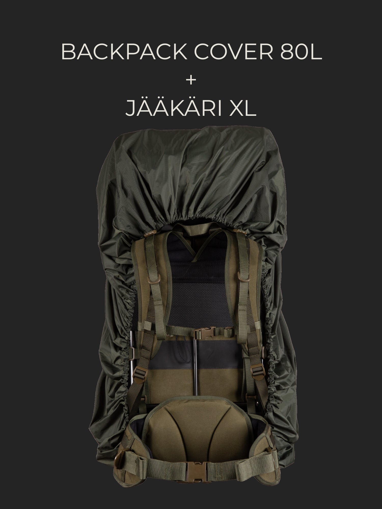 Backpack cover, 80L