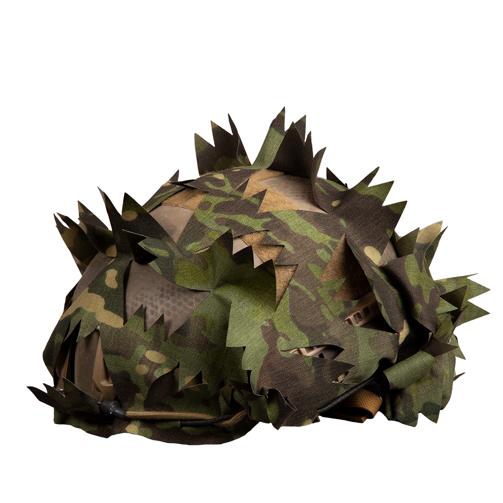 Helmet camo scrim